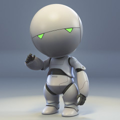 preview of Marvin The Paranoid Android 3D Printing Model | Assembly