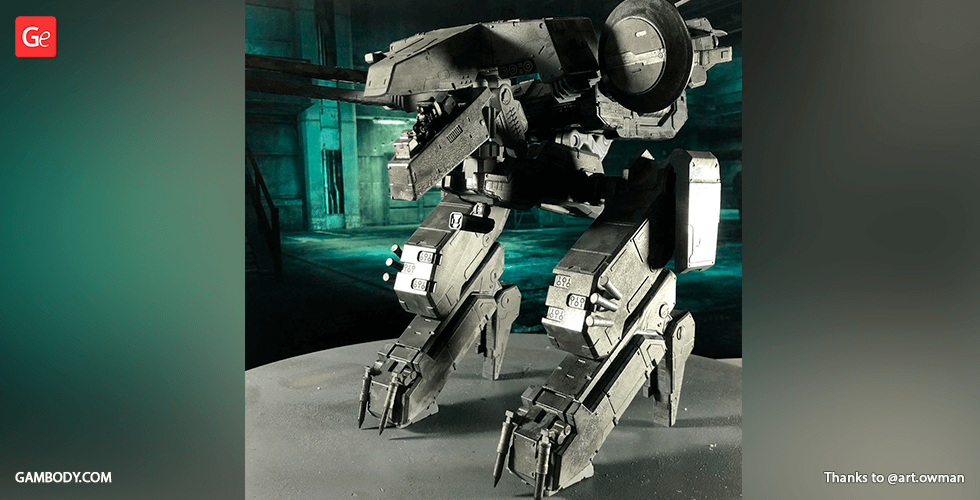 Buy Metal Gear REX 3D Printing Model | Assembly + Action