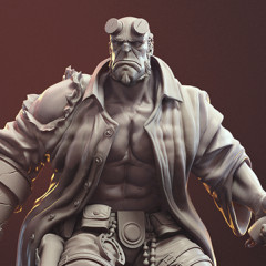 preview of Hellboy 3D Printing Figurine | Assembly