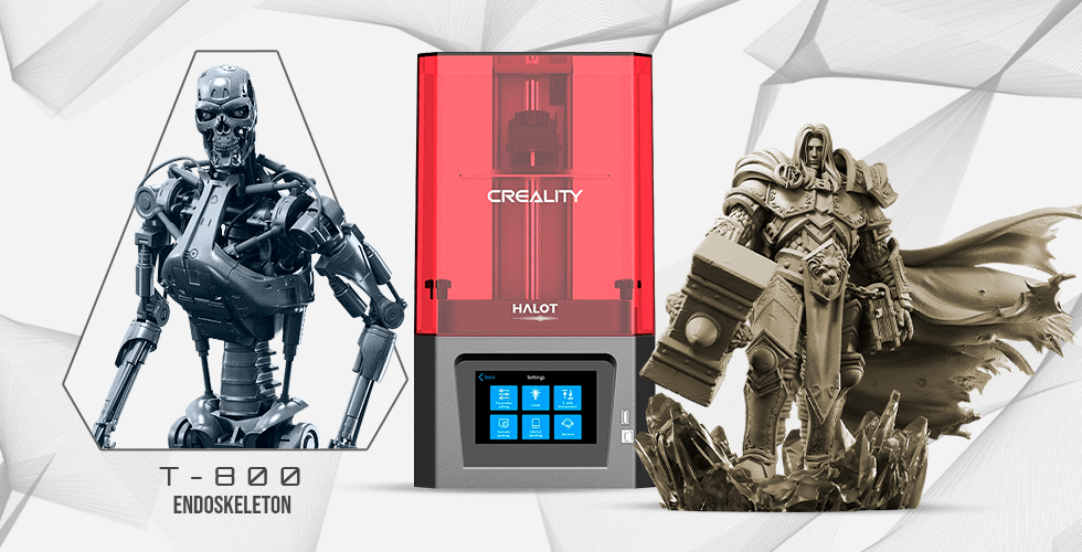 Buy Creality Resin 3D Printer + Arthas + T-800 Endoskeleton