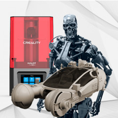 preview of Creality Resin 3D Printer + T-800 Endoskeleton + Police Spinner