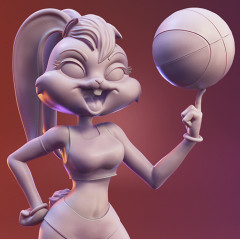preview of Lola Bunny 3D Printing Figurine | Assembly