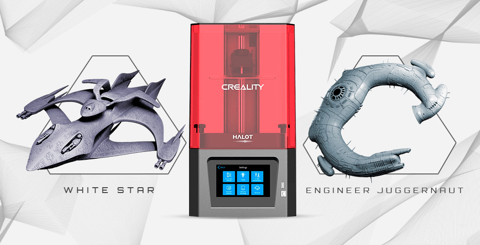 Buy Creality Resin 3D Printer + White Star + Engineer Juggernaut