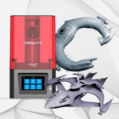 preview of Creality Resin 3D Printer + White Star + Engineer Juggernaut