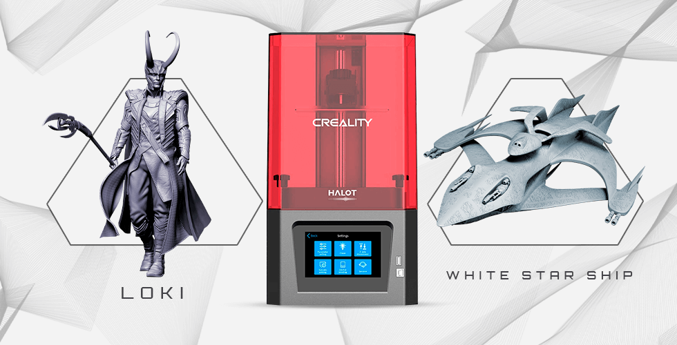 Buy Creality Resin 3D Printer + White Star + Loki