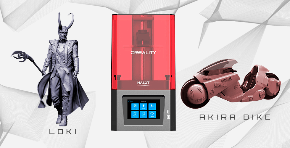 Buy Creality Resin 3D Printer + Loki + Akira Bike