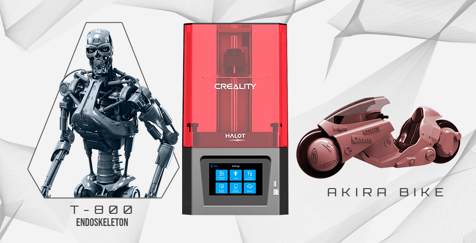 Buy Creality Resin 3D Printer + T-800 Endoskeleton + Akira Bike