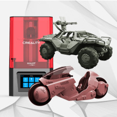 preview of Creality Resin 3D Printer + Warthog M12B + Akira Bike