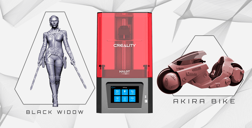 Buy Creality Resin 3D Printer + Akira Bike + Black Widow