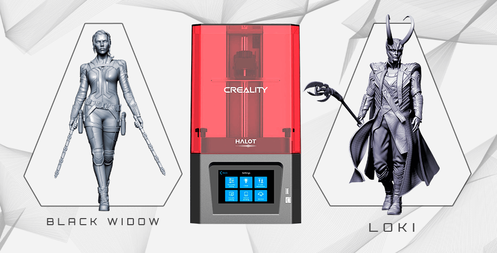 Buy Creality Resin 3D Printer + Loki + Black Widow
