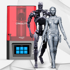 preview of Creality Resin 3D Printer + T-800 Endoskeleton + Black Widow