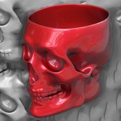 preview of Red Skull Beer Mug