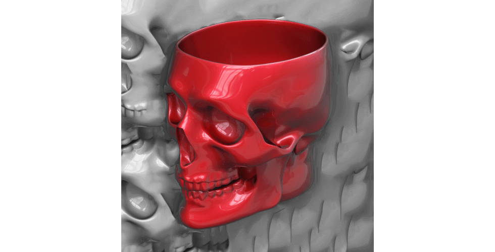 Buy Red Skull Beer Mug