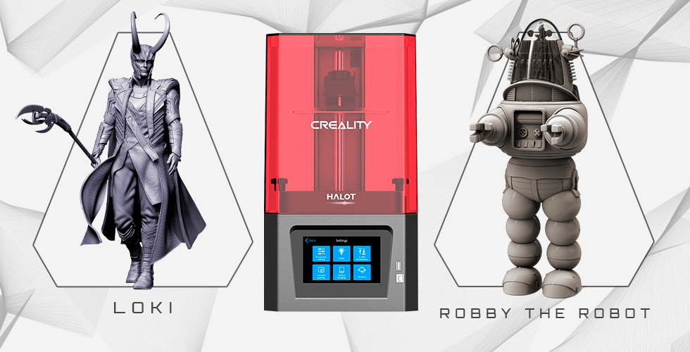 Buy Creality Resin 3D Printer + Loki + Robby the Robot
