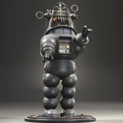 preview of Robby the Robot 3D Printing Model | Assembly + Action
