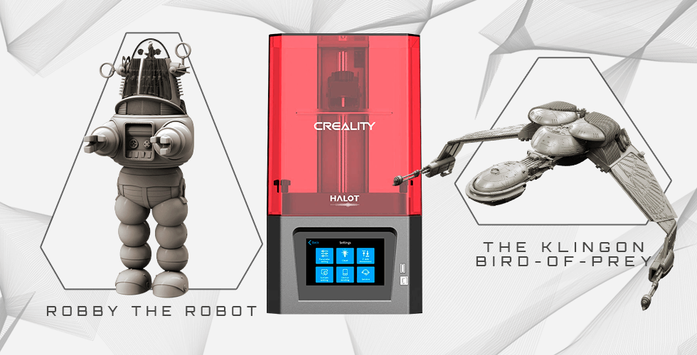 Buy Creality Resin 3D Printer + Robby the Robot + Klingon Bird-of-Prey