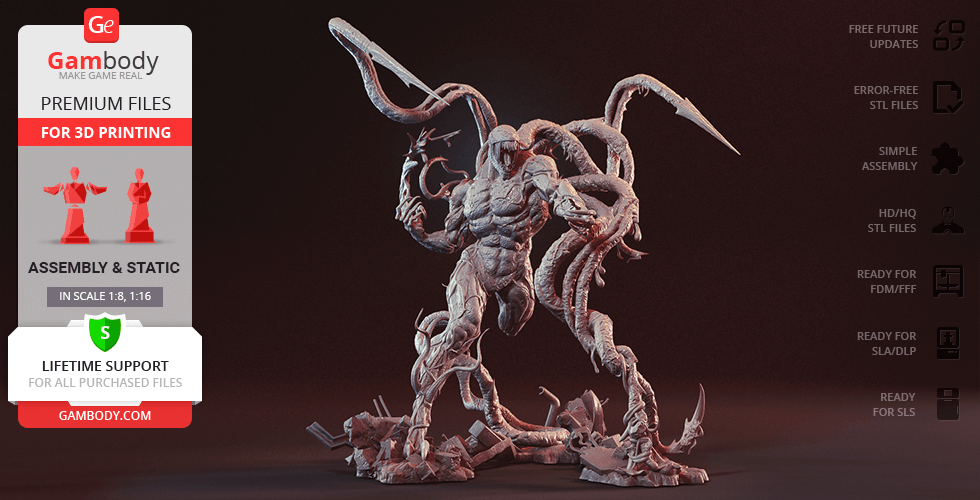 Buy Carnage 3D Printing Figurine | Assembly
