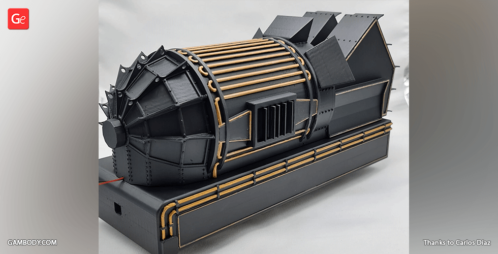 Buy Jules Verne Train Tender 3D Printing Model | Assembly + Action