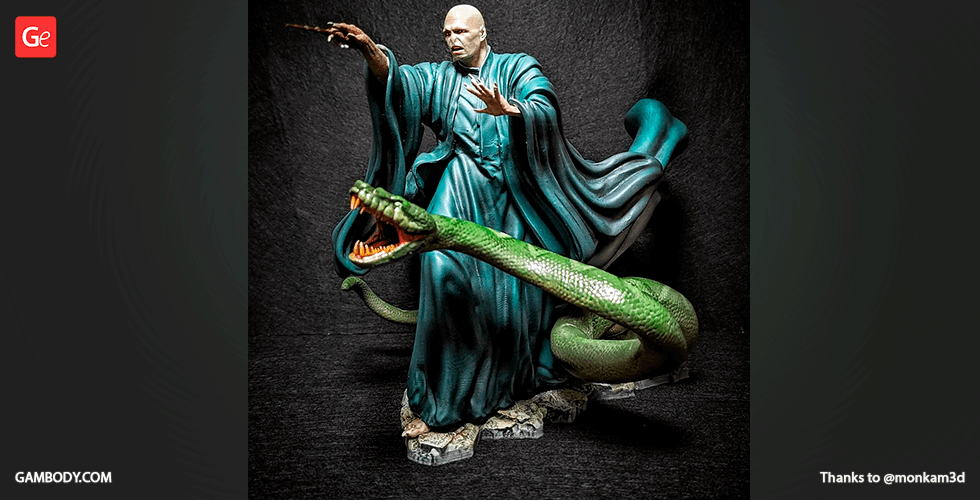 Buy Lord Voldemort 3D Printing Figurine | Assembly