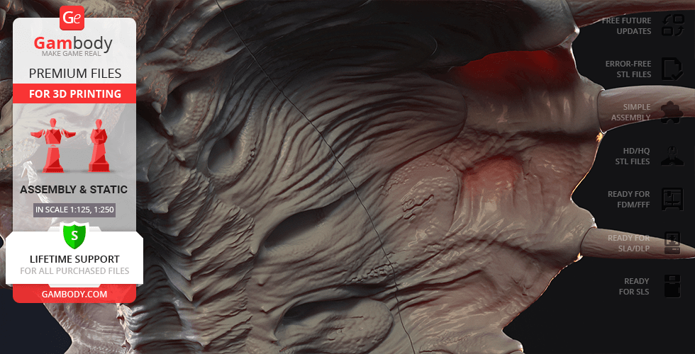 A detailed 3D model of a King Cobra’s textured scales, emphasizing intricate wrinkles and patterns.