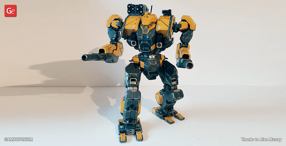 Buy MWO War Hammer 3D Printing Model | Assembly + Action
