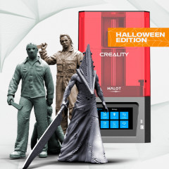 preview of Creality Resin 3D Printer + Jason Voorhees + Michael Myers + Pyramid Head