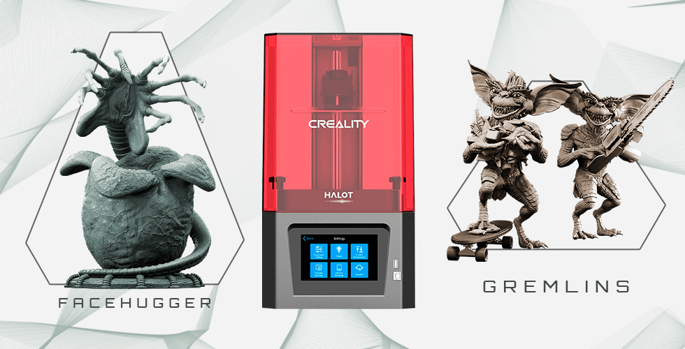 Buy Creality Resin 3D Printer + Facehugger + Evil Gremlins