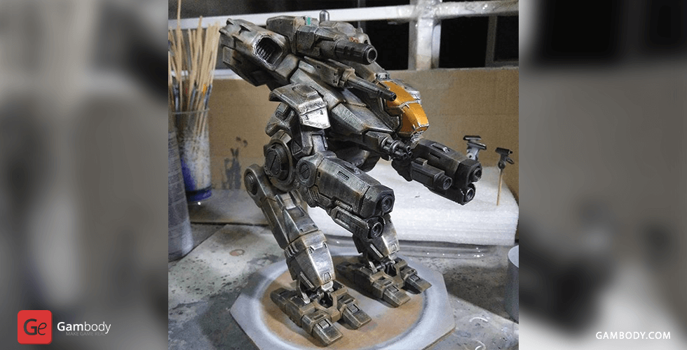 Buy MWO Marauder 3D Printing Model | Assembly + Action