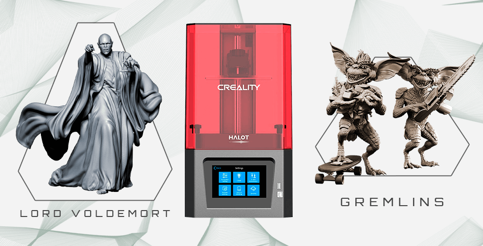 Buy Creality Resin 3D Printer + Evil Gremlins + Lord Voldemort