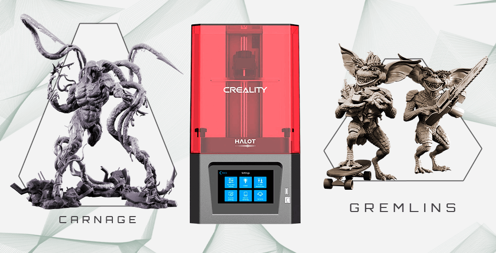 Buy Creality Resin 3D Printer + Evil Gremlins + Carnage