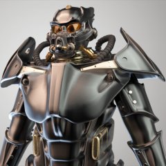 preview of Enclave Power Armor 3D Miniature | Static