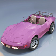 preview of Gizmo’s Barbie Car 3D Printing Model | Assembly + Action