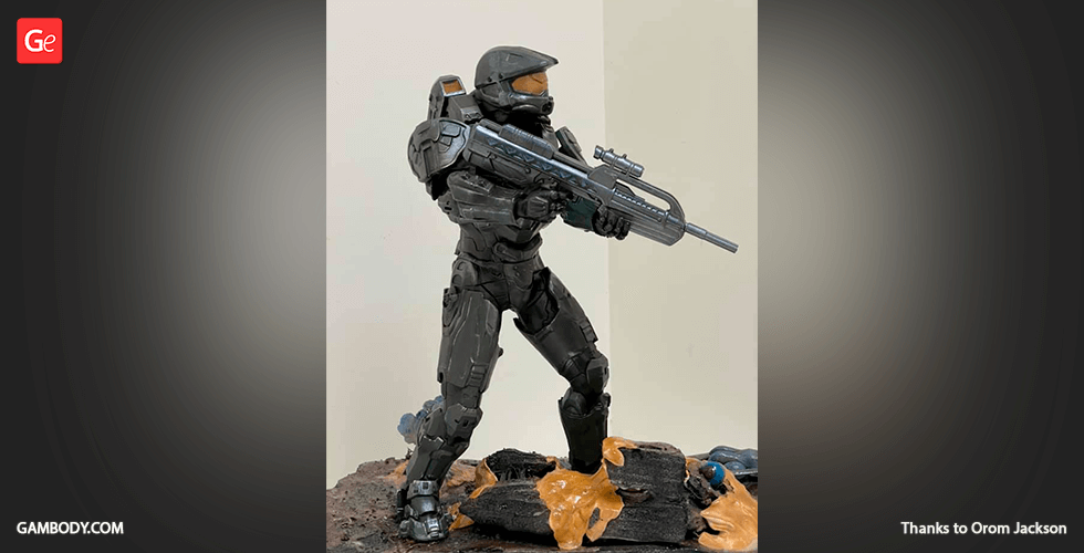 Buy Master Chief 3D Printing Figurine | Assembly