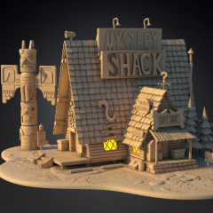 preview of Mystery Shack 3D Printing Model | Assembly