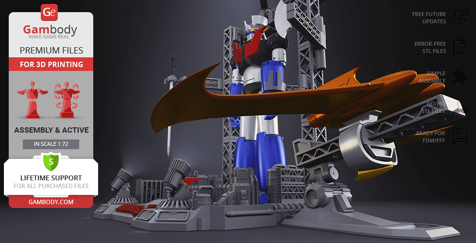 Mazinger Z - Supreme Edition - STL files for 3D Printing