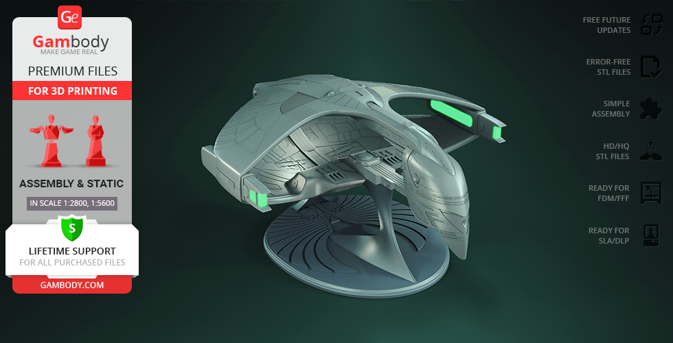 Buy Romulan Warbird 3D Printing Model | Assembly