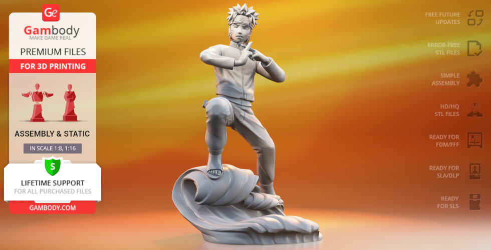 Buy Naruto 3D Printing Figurine | Assembly