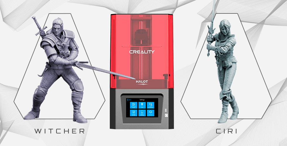 Buy Creality Resin 3D Printer + Witcher + Ciri