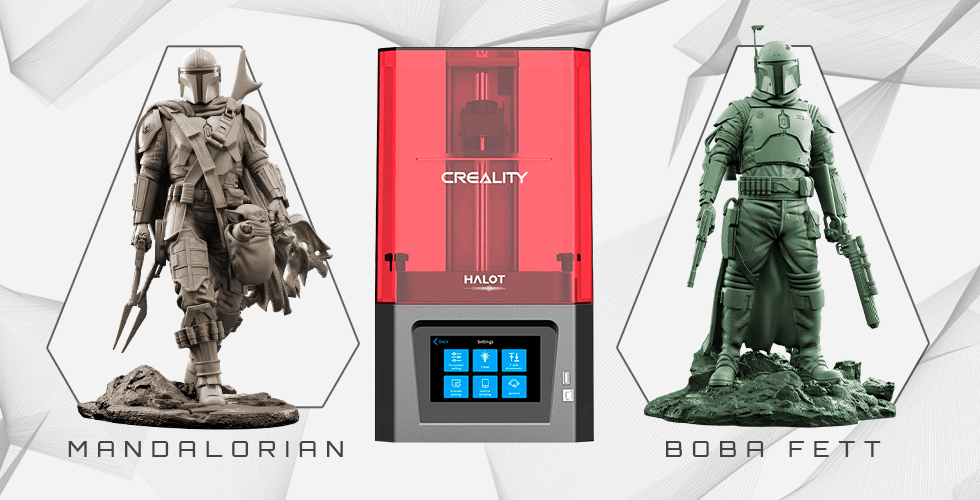 Buy Creality Resin 3D Printer + The Mandalorian + Boba Fett 2022