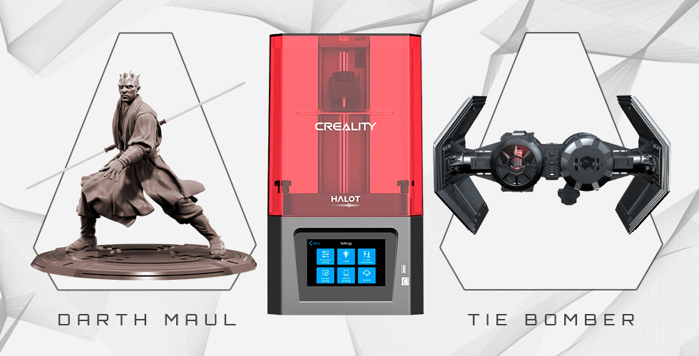 Buy Creality Resin 3D Printer + Dart Maul + TIE Bomber