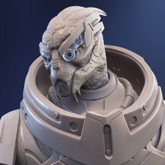 preview of Garrus Vakarian 3D Printing Figurine | Assembly