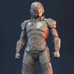 preview of Commander Shepard 3D Printing Figurine | Assemble