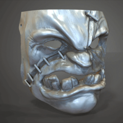 preview of Pudge Mask for 3D Printing