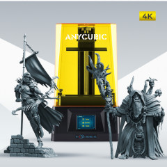 preview of Anycubic Mono 4K 3D Printer + Sylvanas + Gul'dan