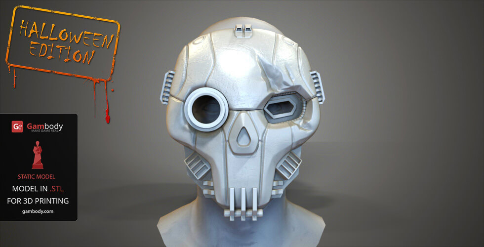 Buy MWO Atlas Mask 3D Printing Model | Static