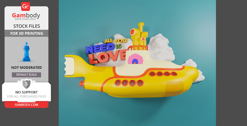 Buy Yellow Submarine ART Toy figurine