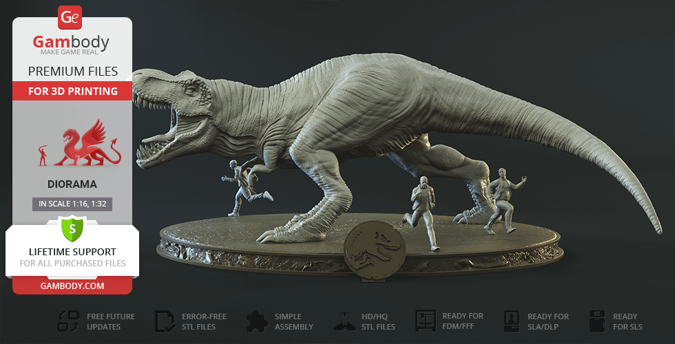 Trex dinosaur game model Tyrannosaurus | 3D model