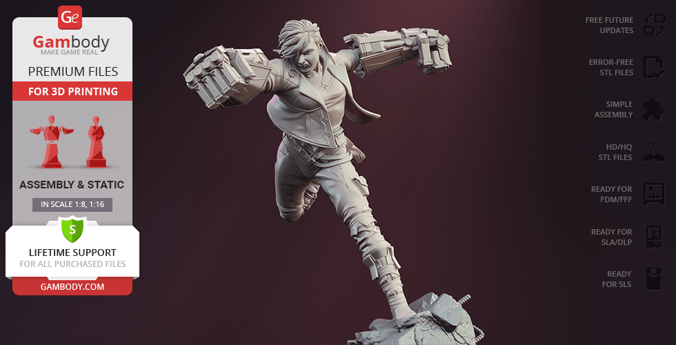 Buy Vi Arcane 3D Printing Figurine | Assembly