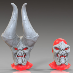 preview of DOOM 3D Printable Masks