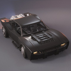 preview of Batmobile 2022 3D Printing Model | Assembly + Active
